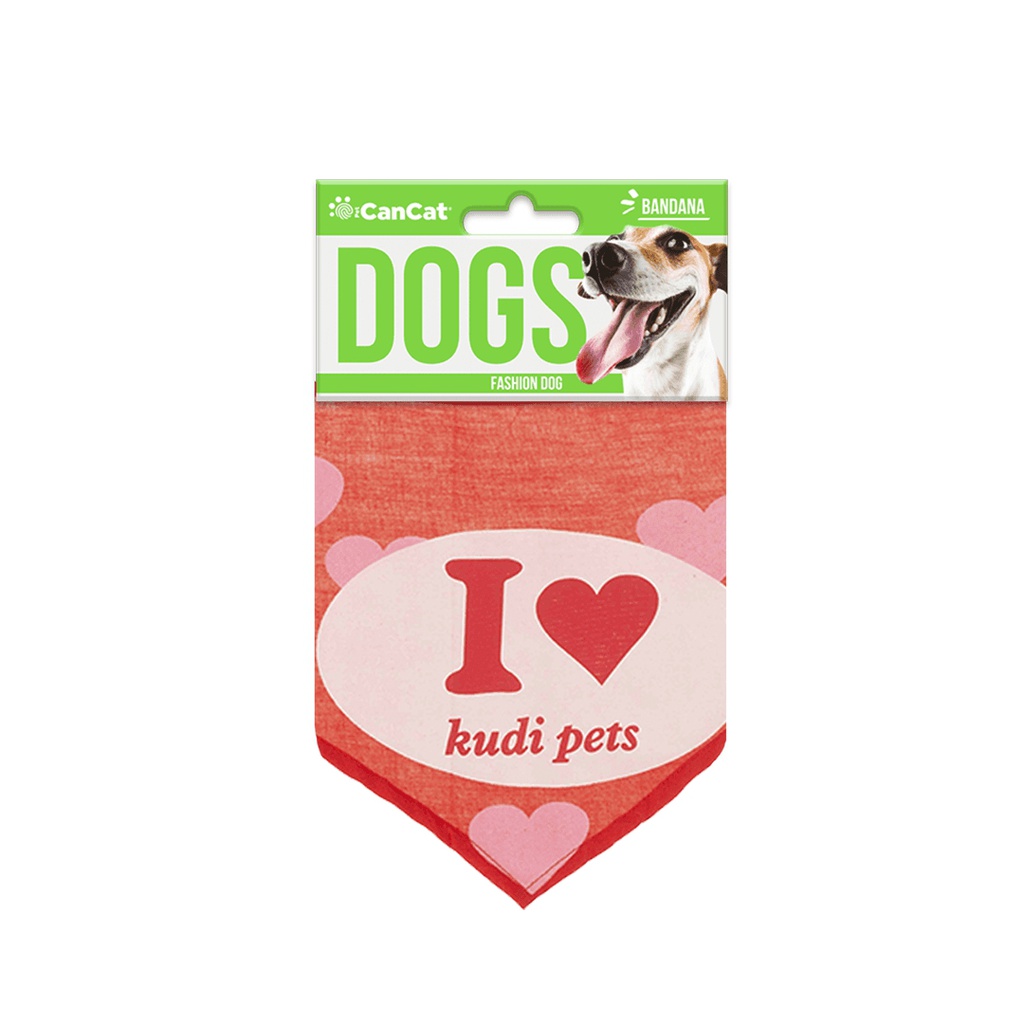 BANDANA P/PERRO LOVE CANCAT (R) 