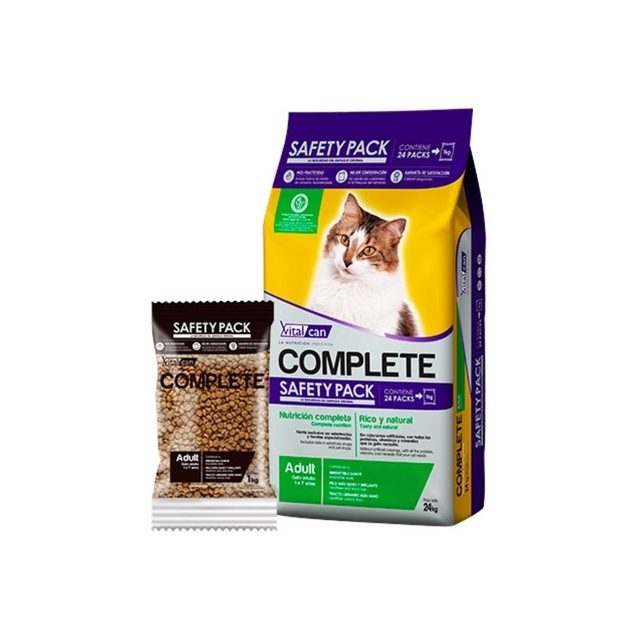 Vital Complete Cat Adulto Safety Pack x 24 Kg.  