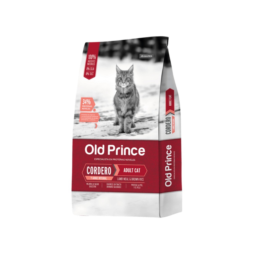 Old Prince Cat Cordero Adult 7,5kg