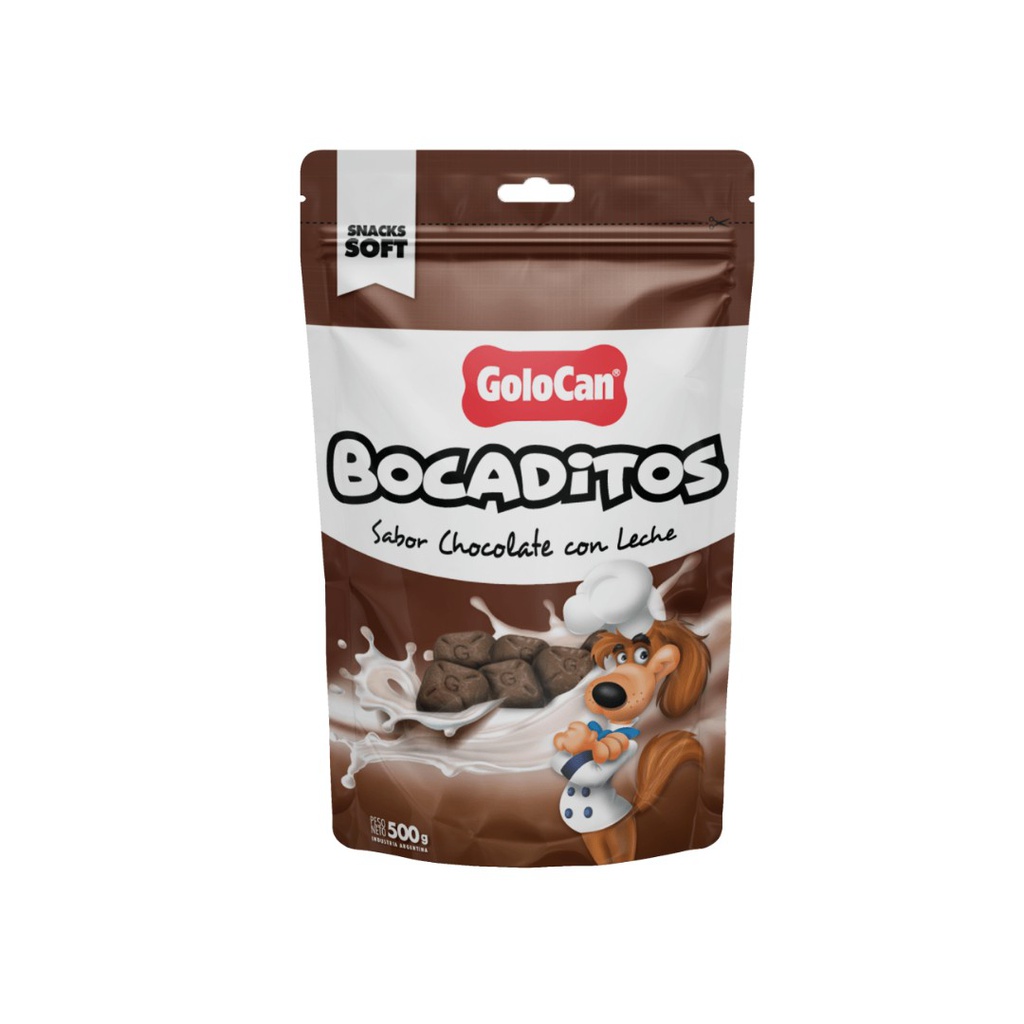 GOLOCAN BOCADITO X 500 GRS CHOC C/LECHE DOY PACK (