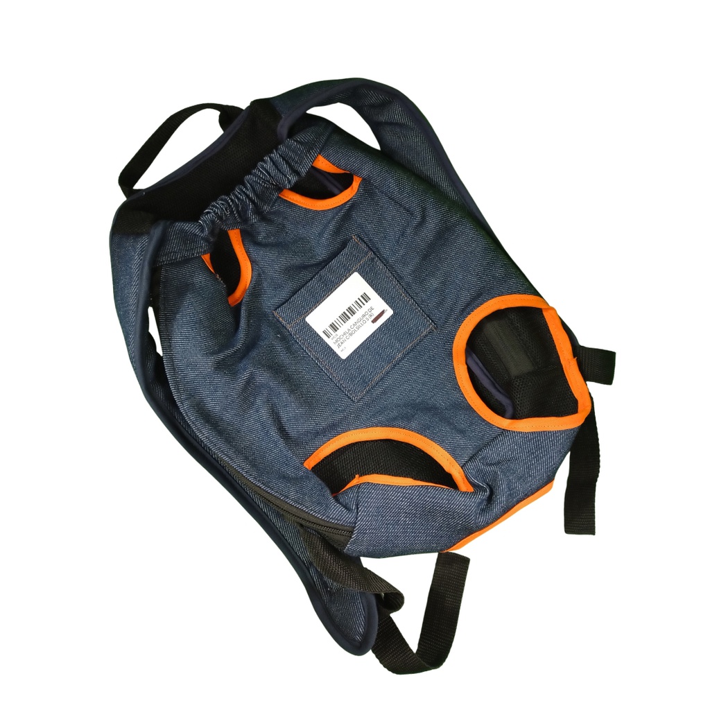 MOCHILA CANGURO DE JEAN C/BOLSILLO L (R)