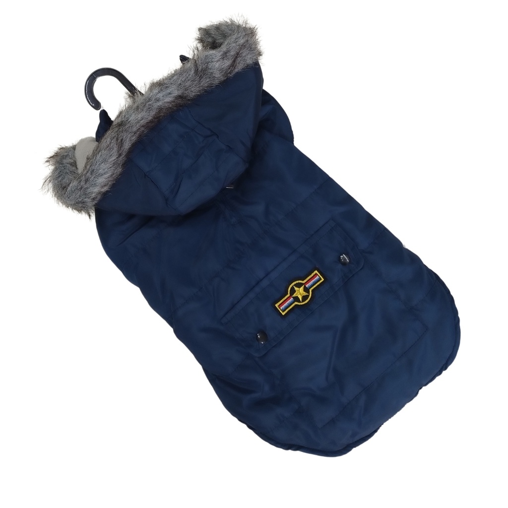 PARKA CON CAPUCHA DESMONTABLE LARGE 40CM (+)