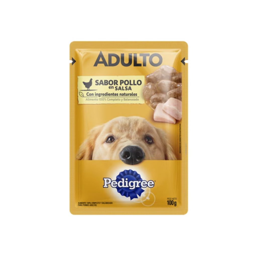 POUCH Pedigree Adulto Pollo 2x12x100G