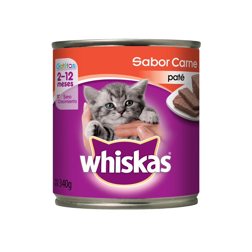 Whiskas Lata Carne Kitten 340g