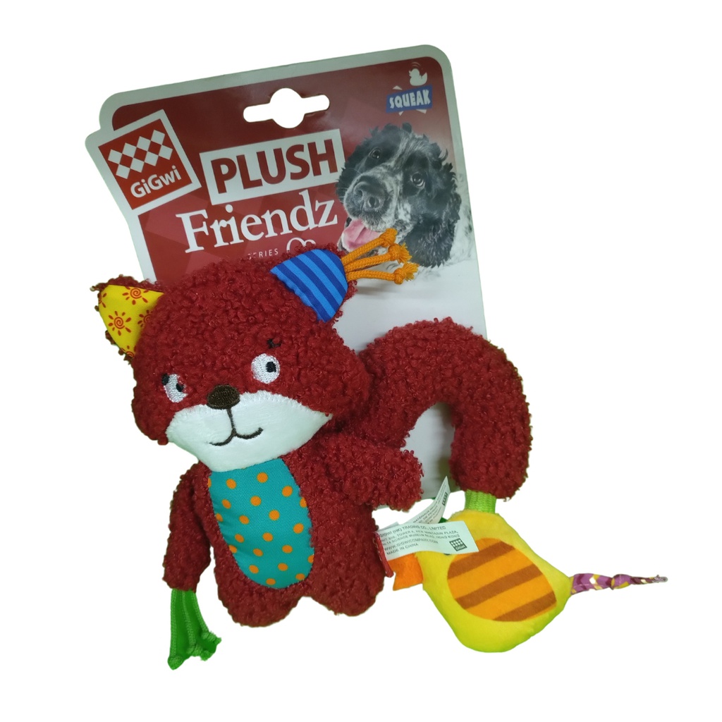 GIGWI PLUSH FRIENDZ SQUIRREL (+)