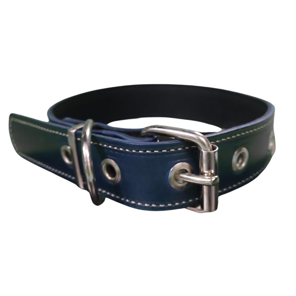 Collar cuero PERRO MED GRAN Liso 60cm (LUR)