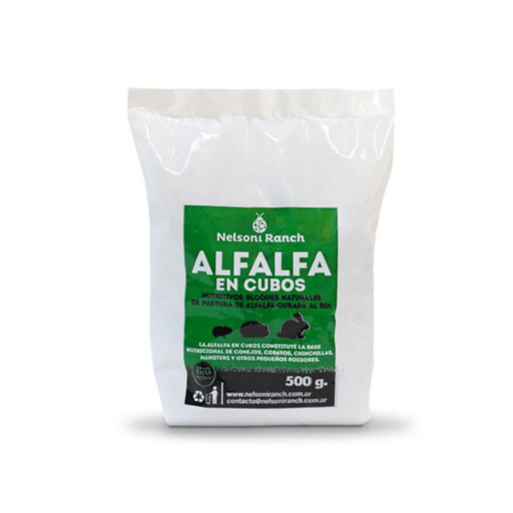 ALFALFA EN CUBO X 500 GRS NELSONI RANCH (M)