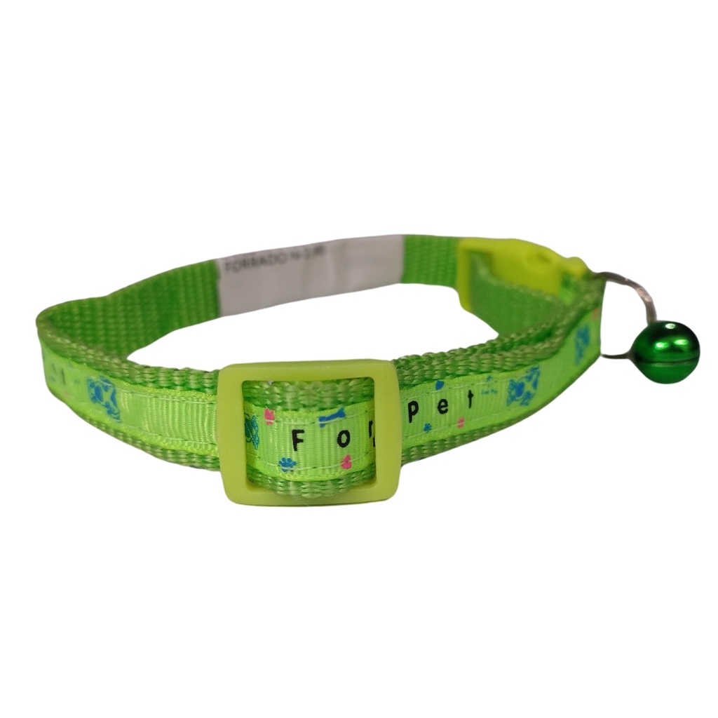 COLLAR NYLON REGULABLE FORRADO N-2 (R)