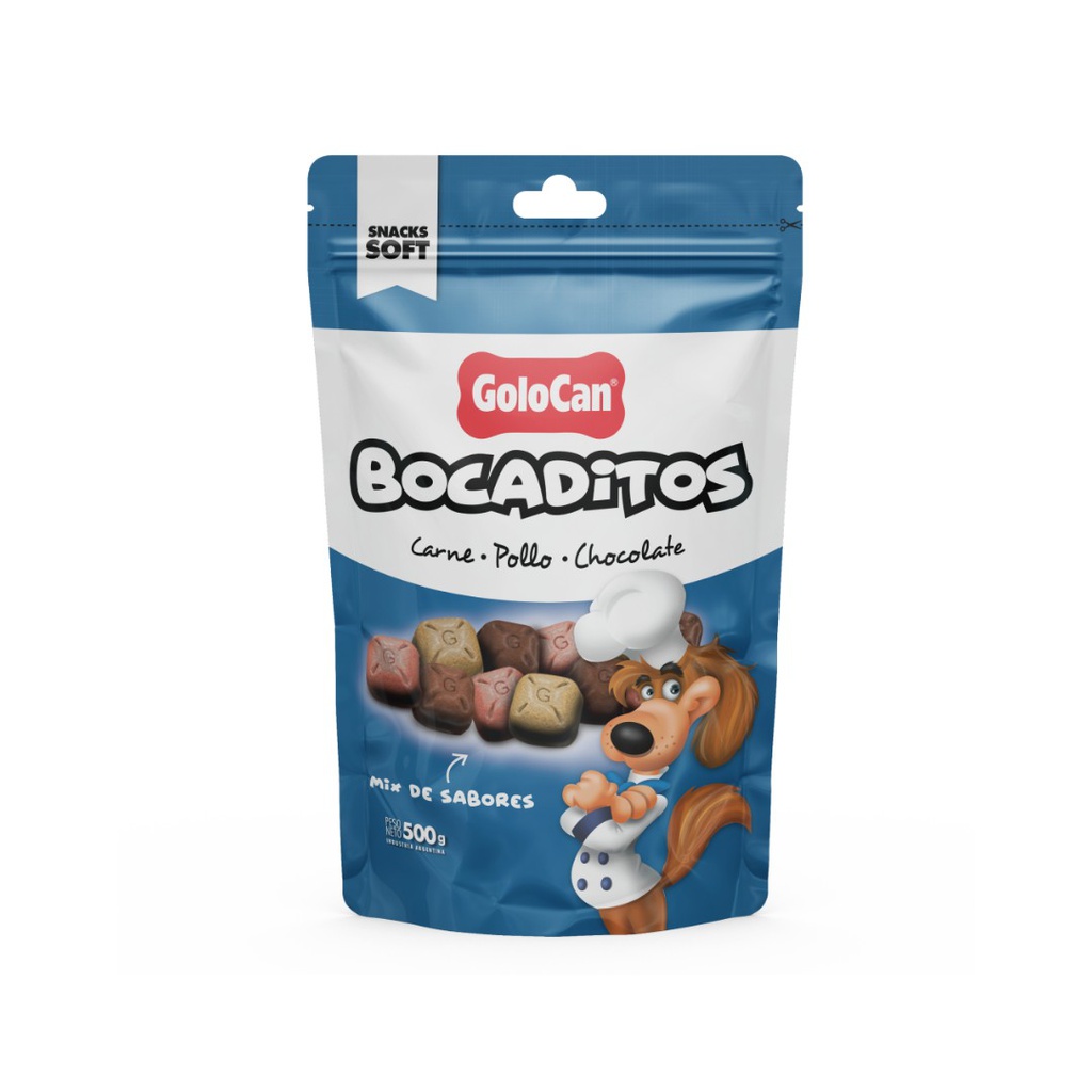 GOLOCAN BOCADITO (C,P Y CH) X 500 GRS DOY PACK (+)