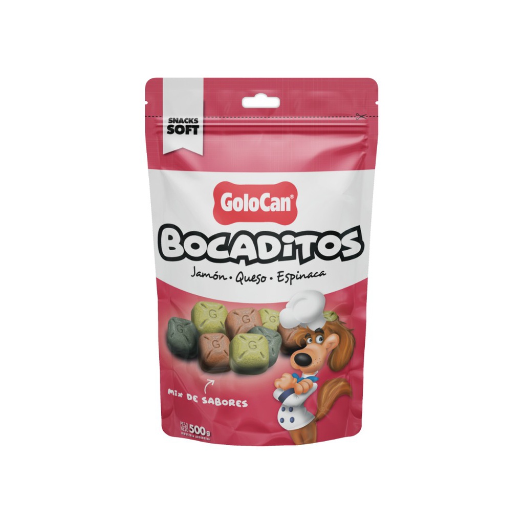 GOLOCAN BOCADITO X 500 GRS (J,QYESP) DOY PACK (+)