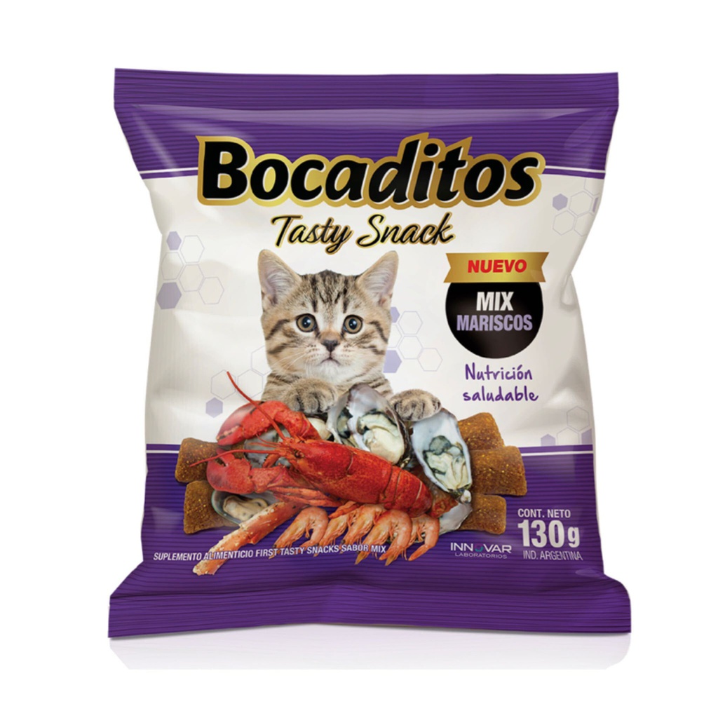 BOCADITO GATO MIX DE MARISCOS X 130GRS (R)