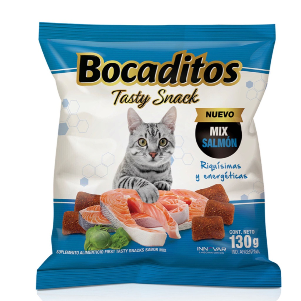 BOCADITO GATO MIX DE SALMON X 130GRS (R)