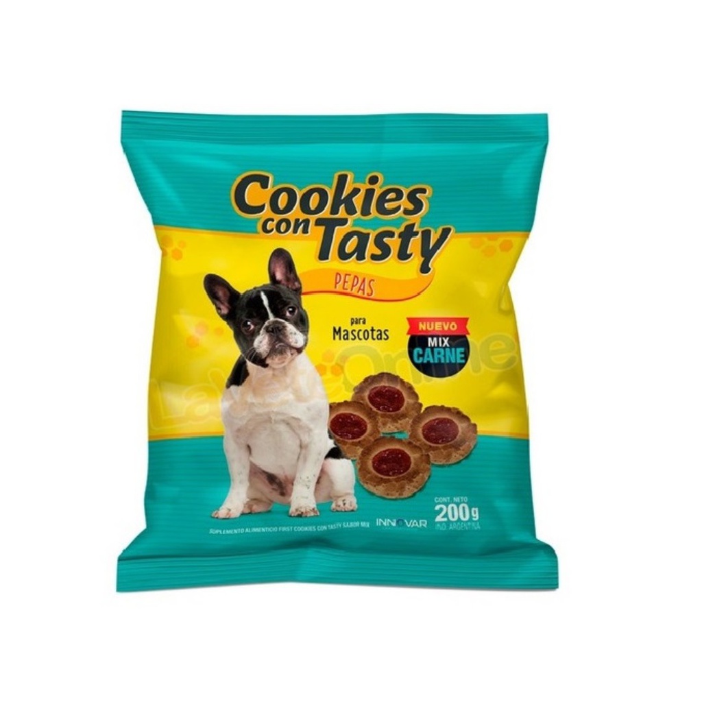 COOKIES PEPAS MIX DE CARNE X 200GRS (R)