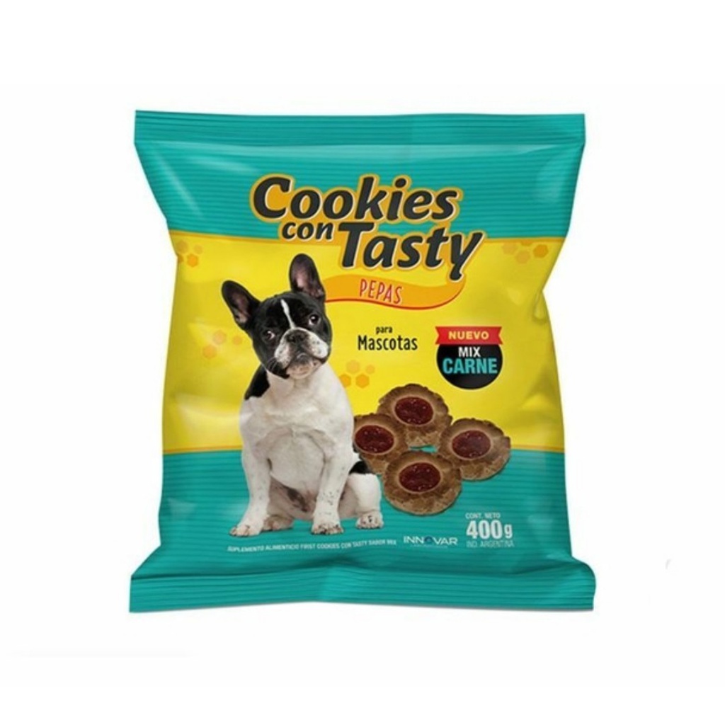 COOKIES PEPAS MIX DE CARNE X 400GRS (R)