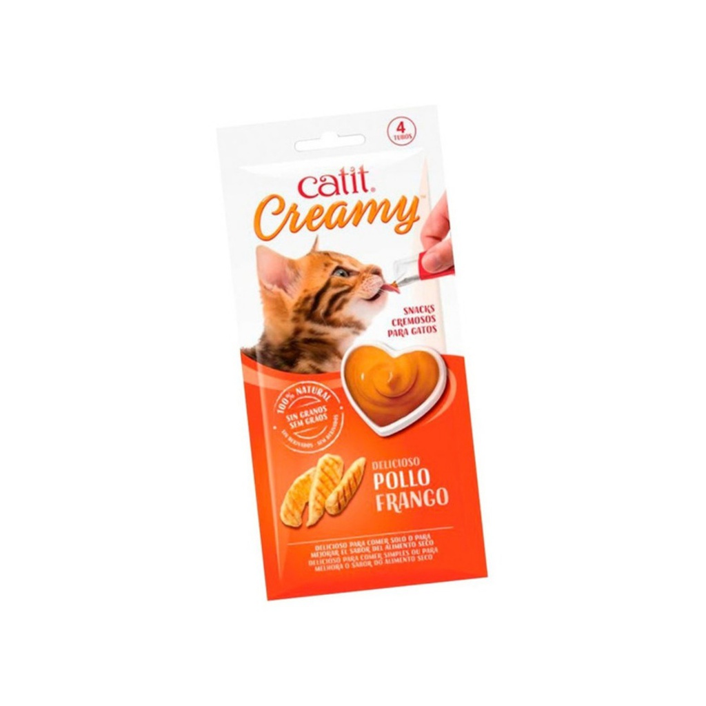 CATIT CREAMY POLLO X 40 GRS (+)