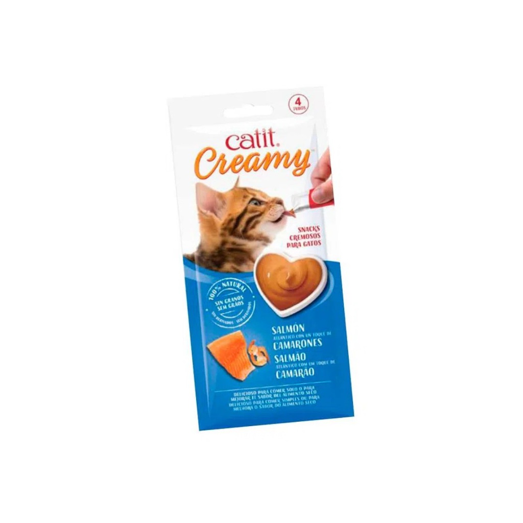 CATIT CREAMY SALMON X 40 GRS (+)