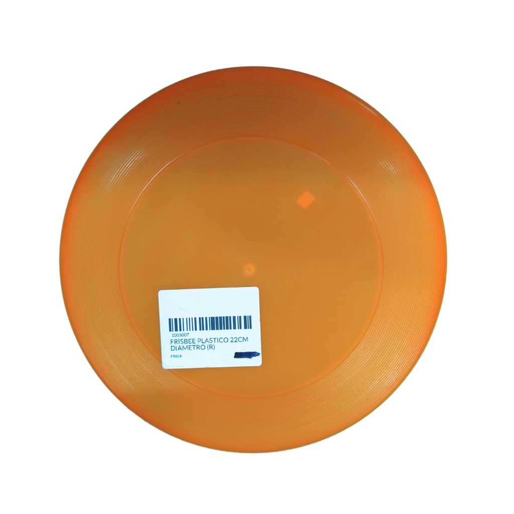 FRISBEE PLASTICO 22CM DIAMETRO (R)