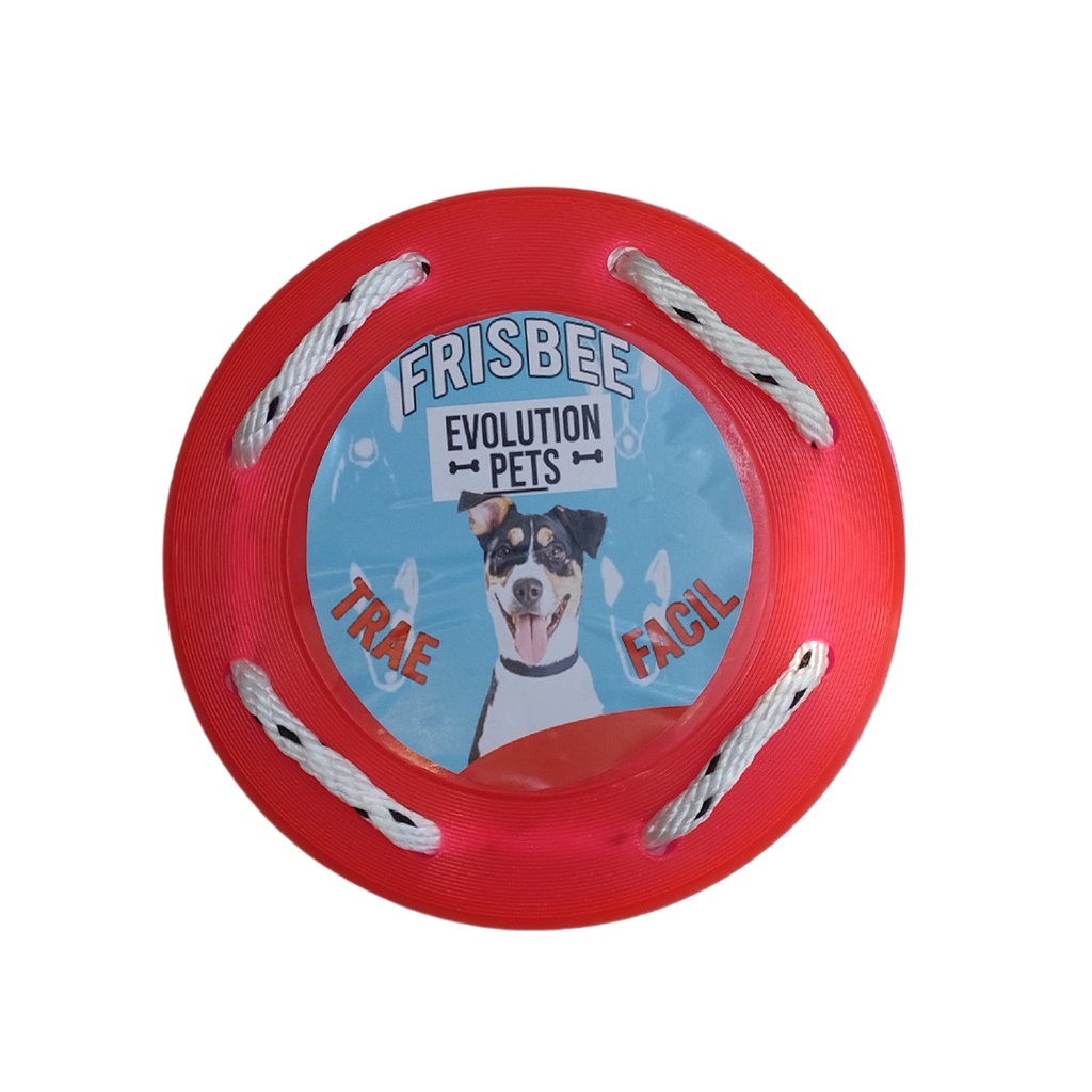 FRISBEE PLASTICO C/SOGA AGARRA FACIL (R)