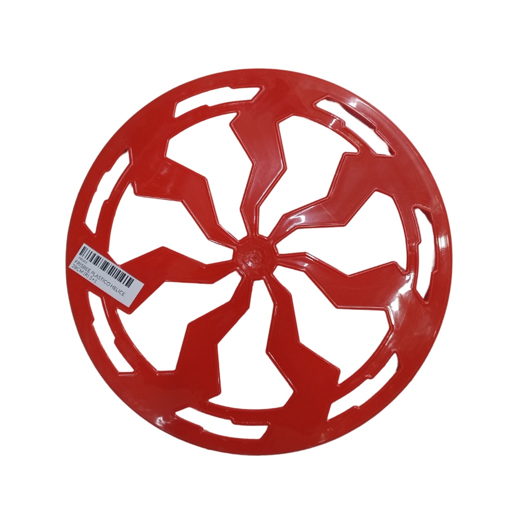 FRISBEE PLASTICO HELICE 28CM (R) 5+1