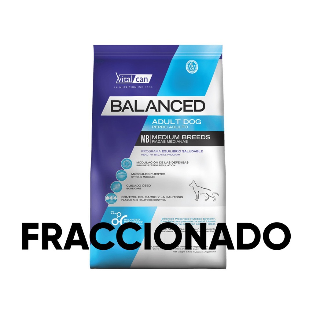 Balanced Dog Adult Med Fraccionado