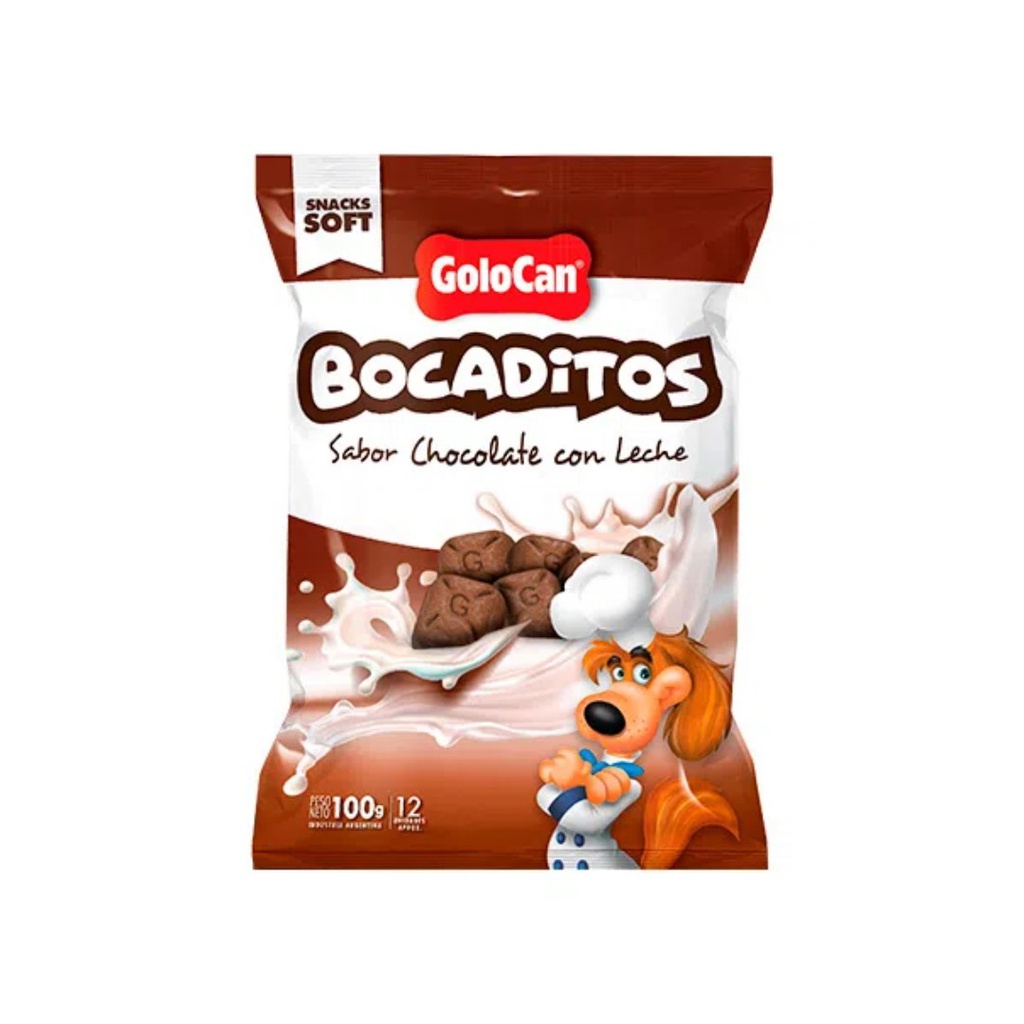 GOLOCAN BOCADITO FINO X 100 GRS CHOCO LECHE (+)