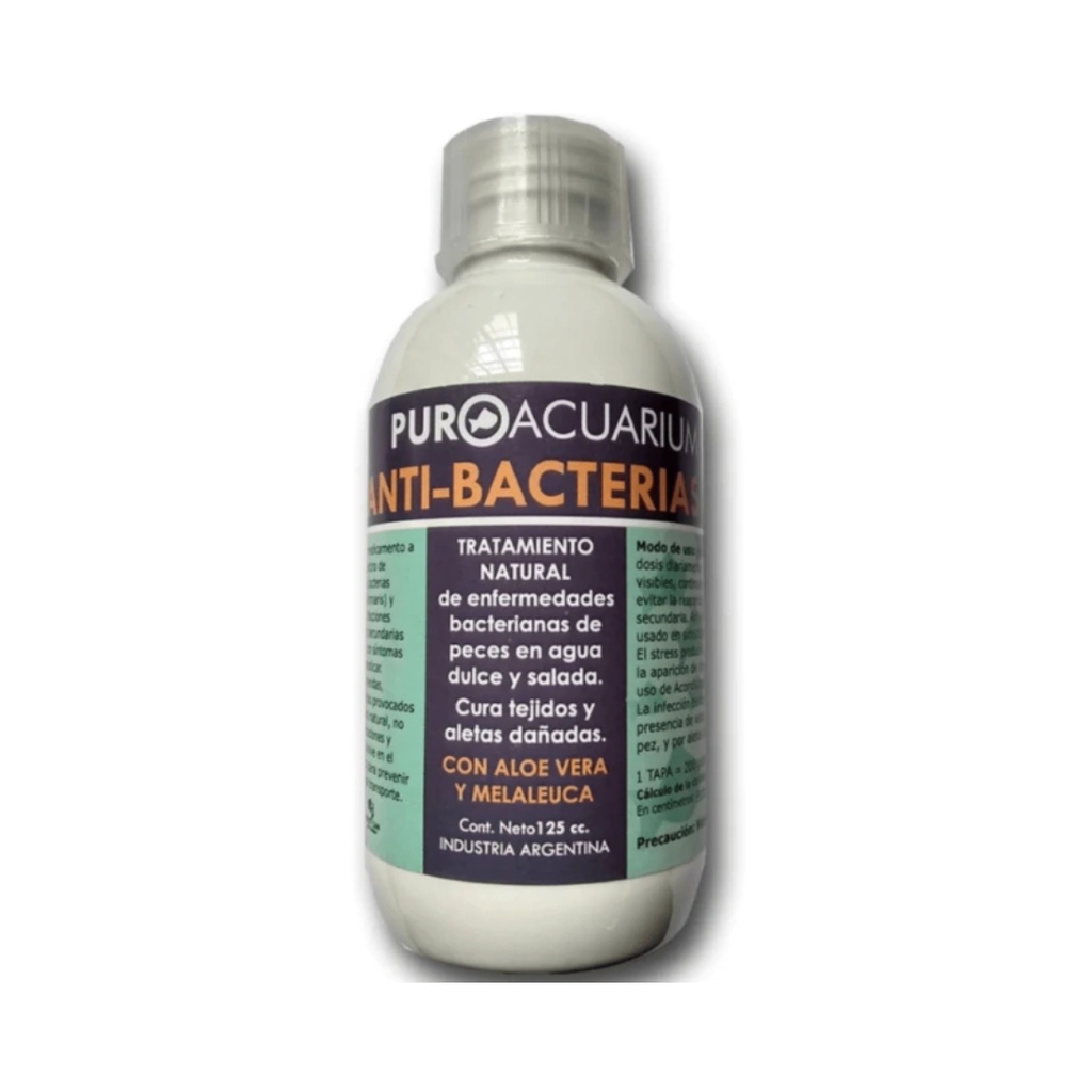 PUROACUARIUM ANTIBACTERIAS X 125CC