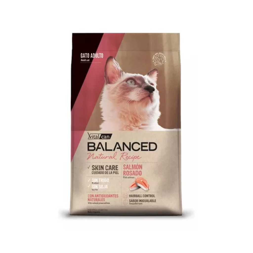 Balanced Cat Adulto Salmón 3Kg