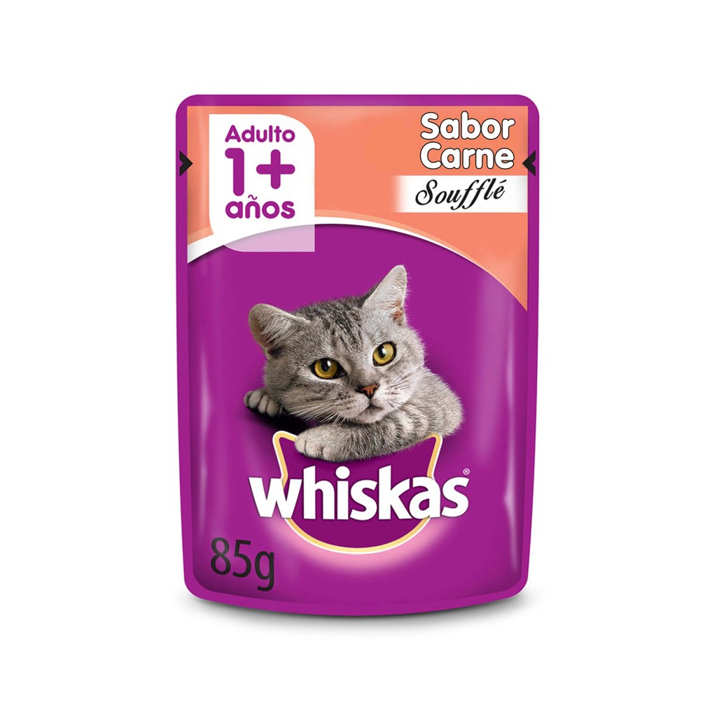 POUCH WHISKAS ADULCARNE SOUFFLE 2x12x85G