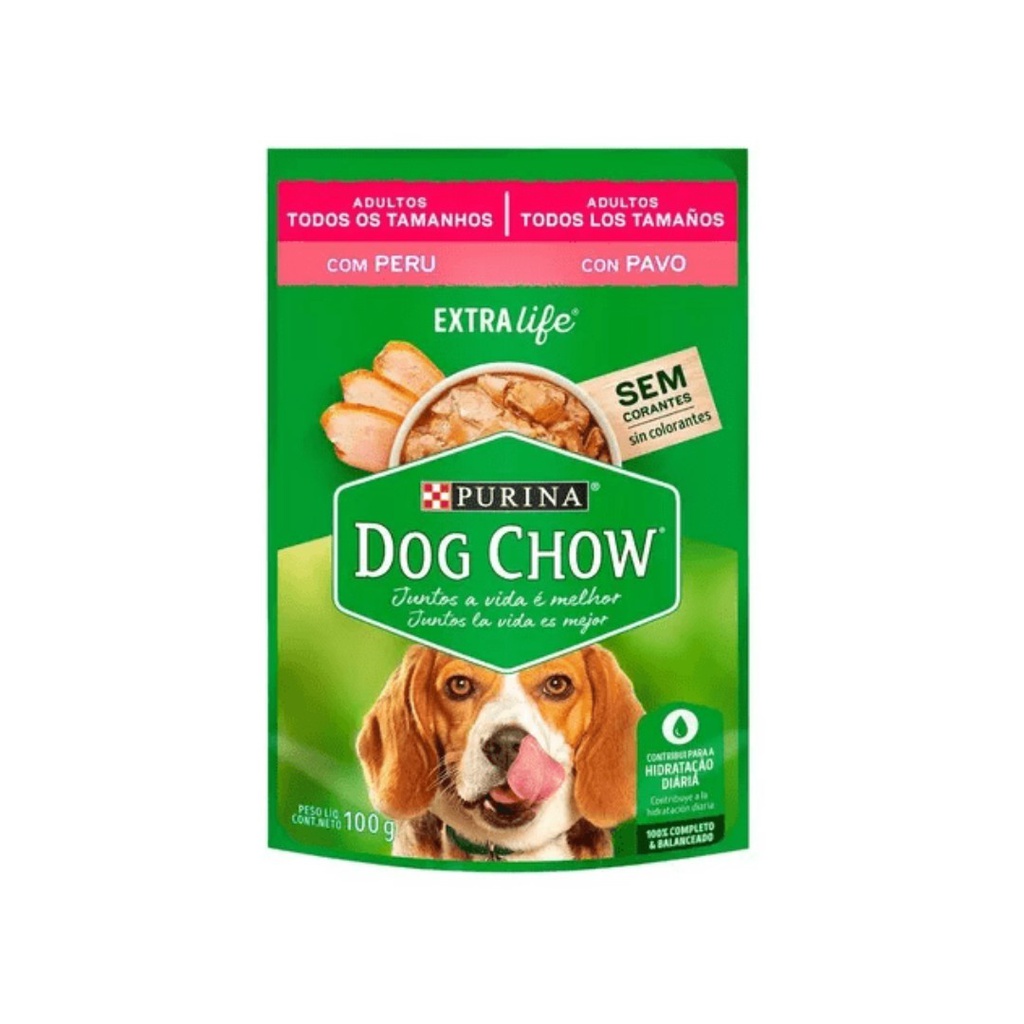 POUCH DOG CHOW Adulto TdTm C/Pavo