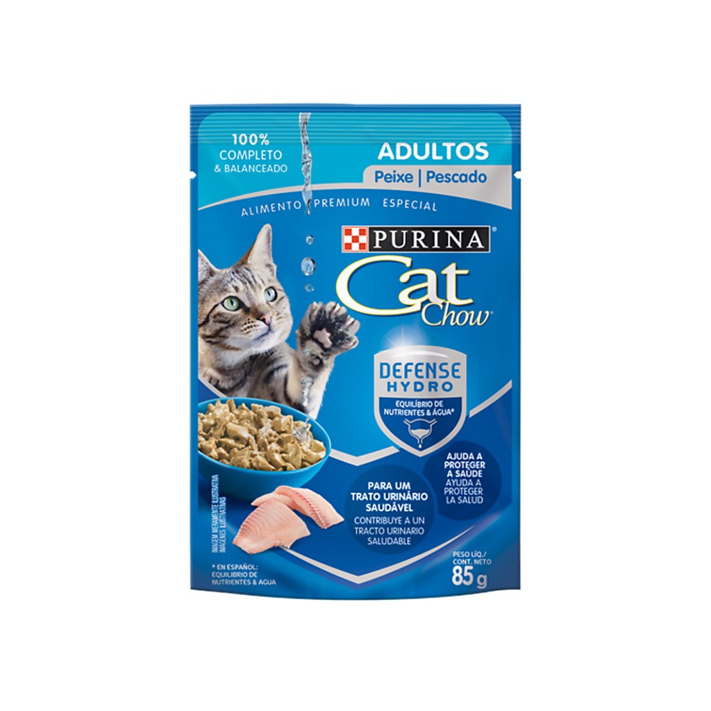 CAT CHOW Adultos Pescado 15X85g XI