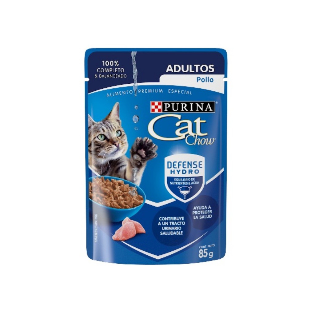 CAT CHOW Adultos Pollo  15X85g XI