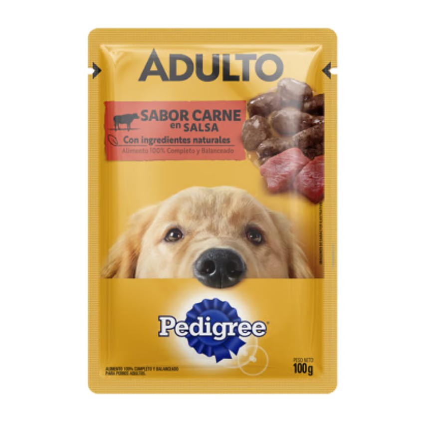 POUCH Pedigree Adulto Carne 2x12x100G