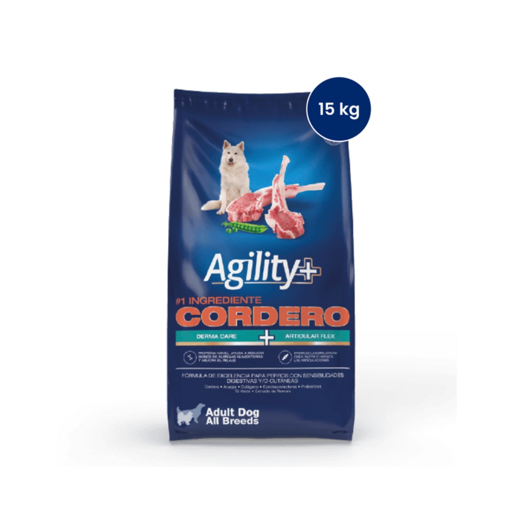 AGILITY + Adult Dog All Breed Cordero x 15 Kg