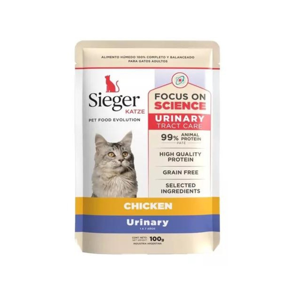 POUCH Sieger Katze Adult Urinary WET x 100 gr