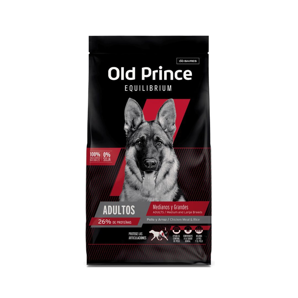 OLD PRINCE EQUILIBRIUM PERRO ADULTO M Y G x 3 Kg