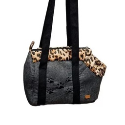 [VBAP1] BOLSO DE FIELTRO ANIMAL PRINT N-1 (R)