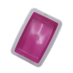 [C858] LITERA RECTANGULAR C/BORDE FUCSIA CHICA (R) 