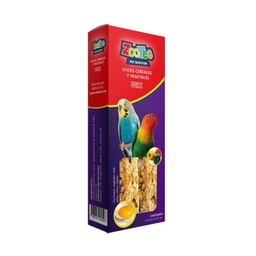 [STC011] STICK PERICO Y LORO C/CEREALES ZOOTEC (M)