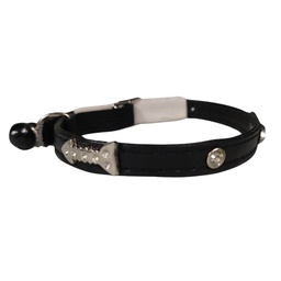 [OP015] COLLAR P/GATO C/DIAMANTE Y APLIQUES (R)