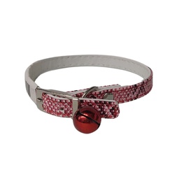 [OP009] COLLAR P/GATO CUERINA SERPIENTE (R)