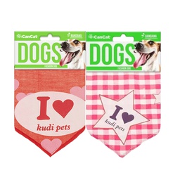 [918] BANDANA P/PERRO LOVE CANCAT (R) 