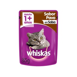 [CWPAP12] POUCH WHISKAS ADUL PAVO SALSA 2x12x85G