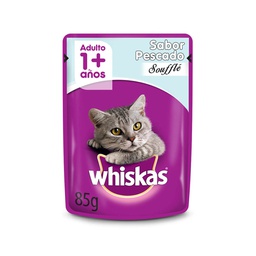 [CWPAPS12] POUCH WHISKAS PESCADO SOUFFLE 2x12x85G